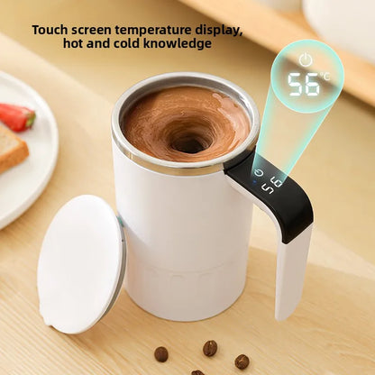 taza mezcladora automática de temperatura con pantalla digital