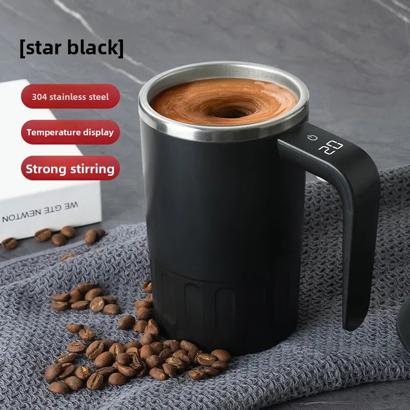taza mezcladora automática de temperatura con pantalla digital
