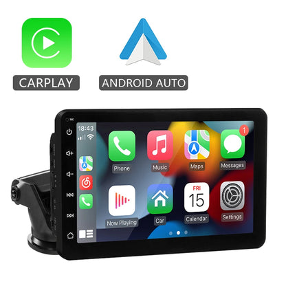 Carplay inalámbrico y Android Auto inalámbrico, portátil, pantalla táctil universal.