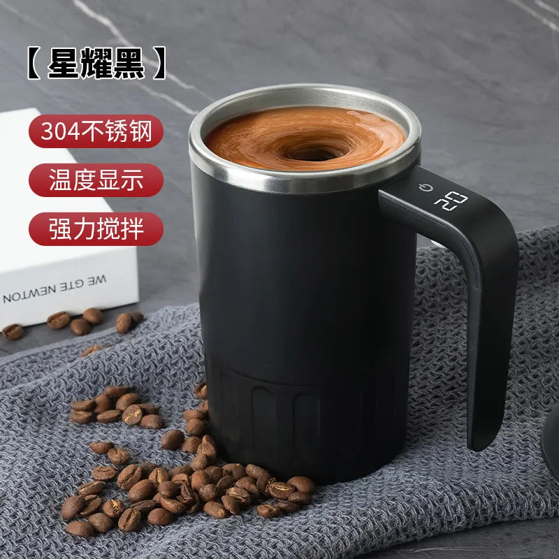 taza mezcladora automática de temperatura con pantalla digital