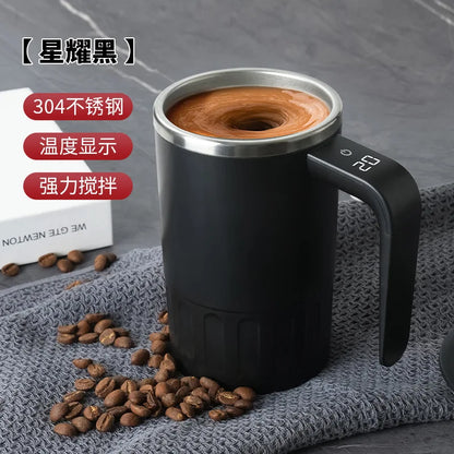 taza mezcladora automática de temperatura con pantalla digital