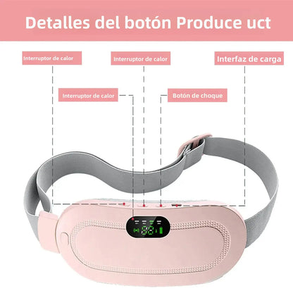 Cinturón de masaje portátil con calefacción